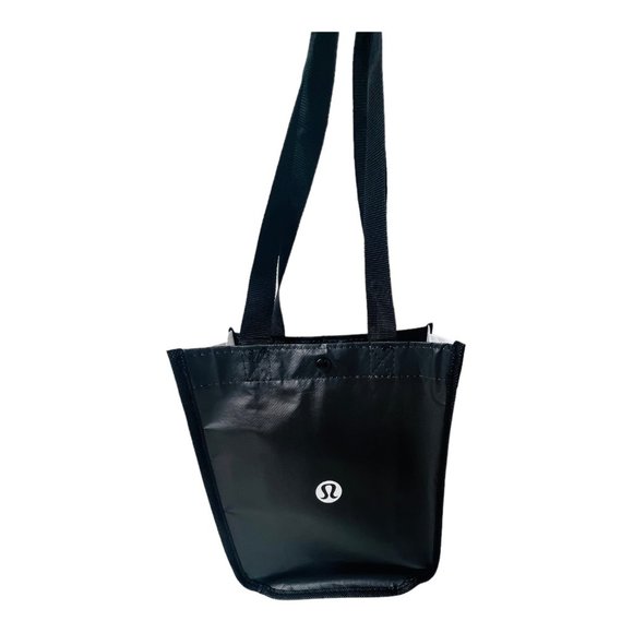 Lululemon Reusable Shopping Beach/Tote Bag Black/White New Large - Picture 4 of 10
